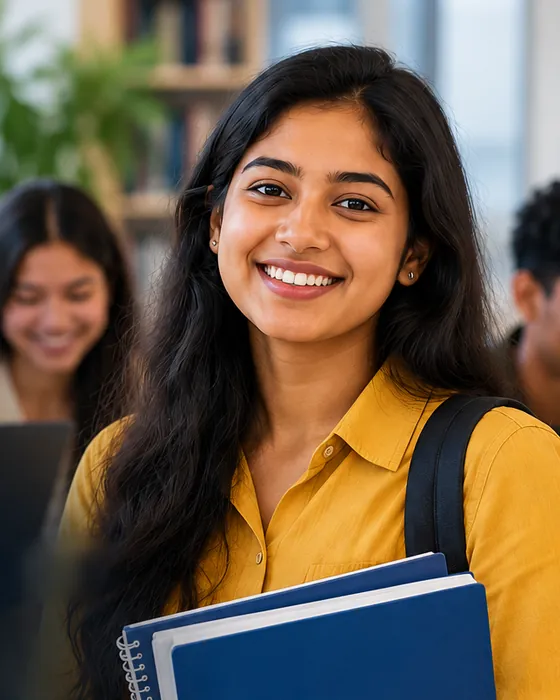 Student at an English class in Guyana